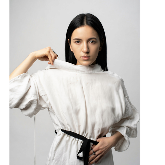 Kirumono kimono shirtdress with straps to wrap around your body