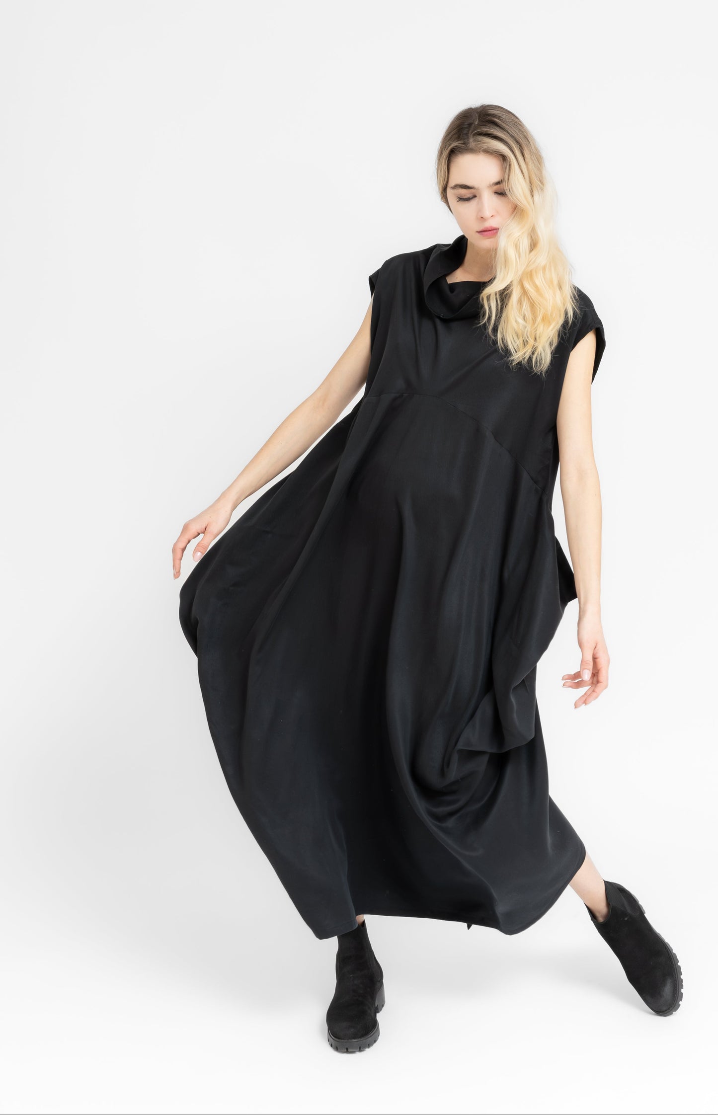 Katachi Fold  flowing geometry dress