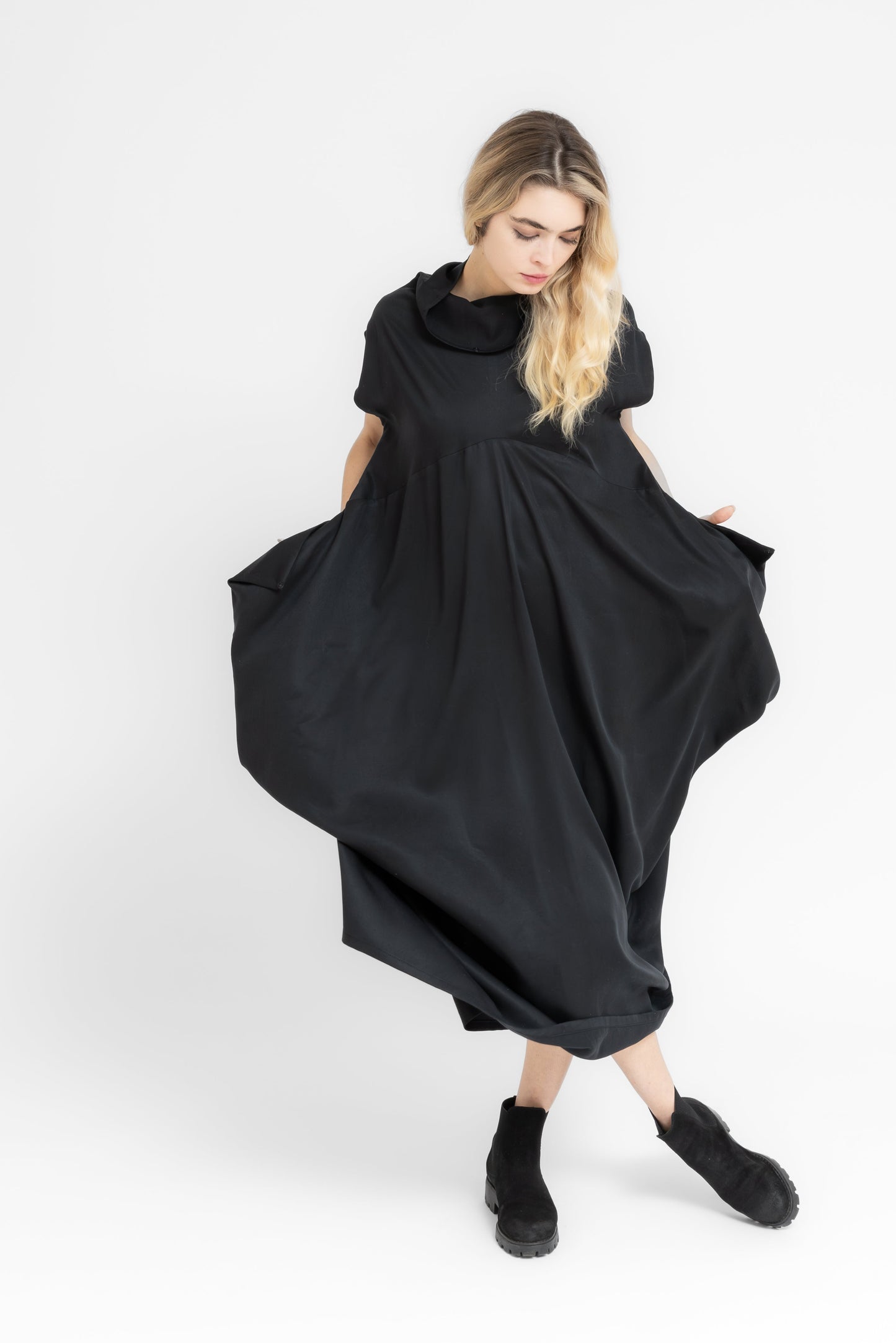 Katachi Fold  flowing geometry dress