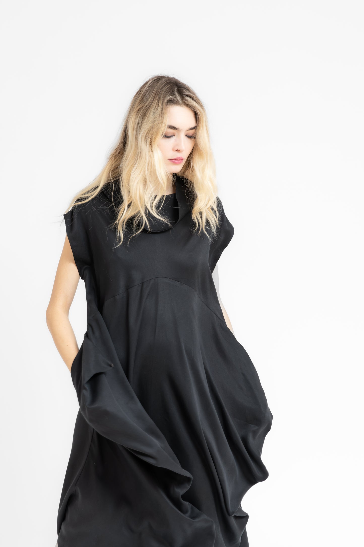 Katachi Fold  flowing geometry dress