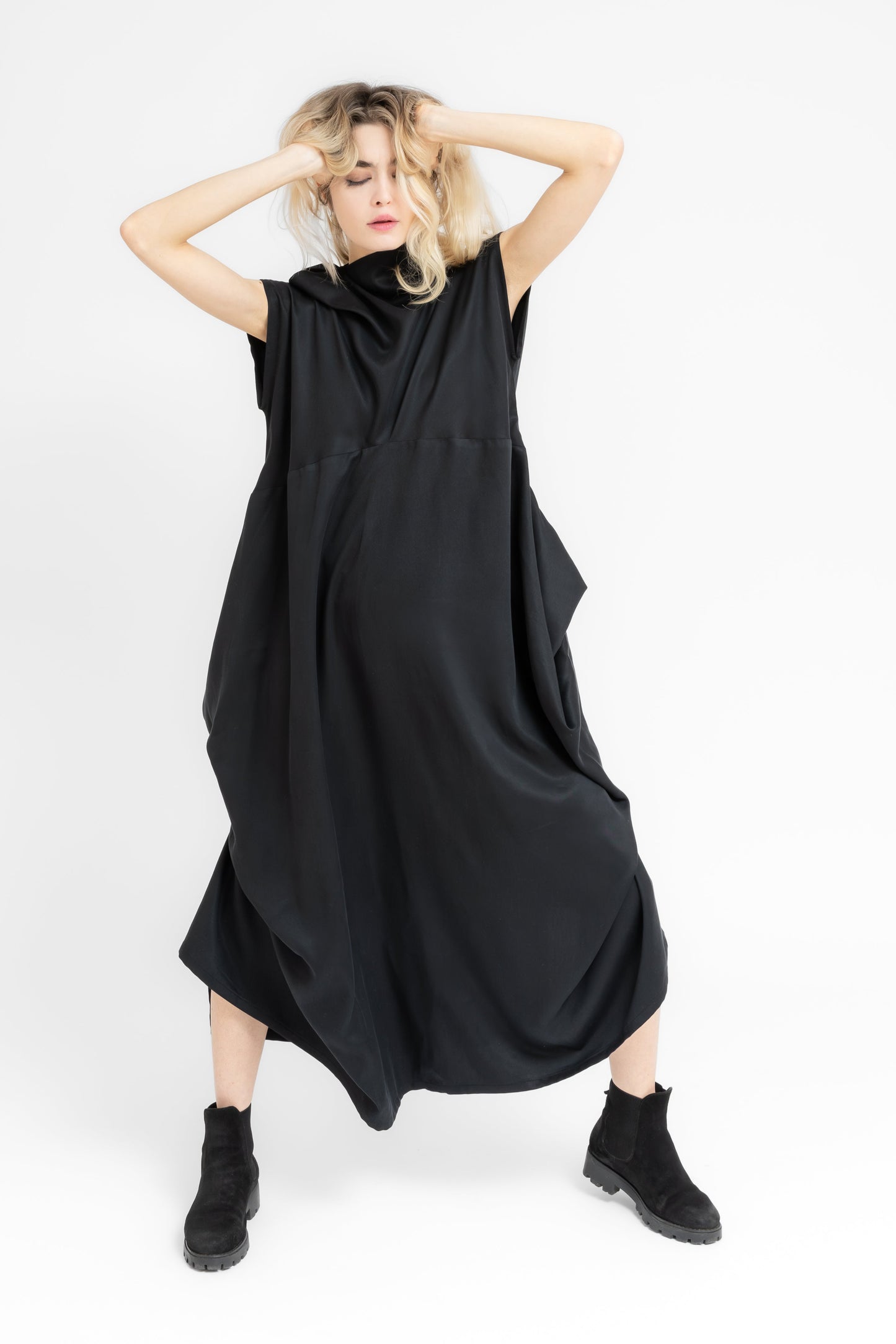 Katachi Fold  flowing geometry dress