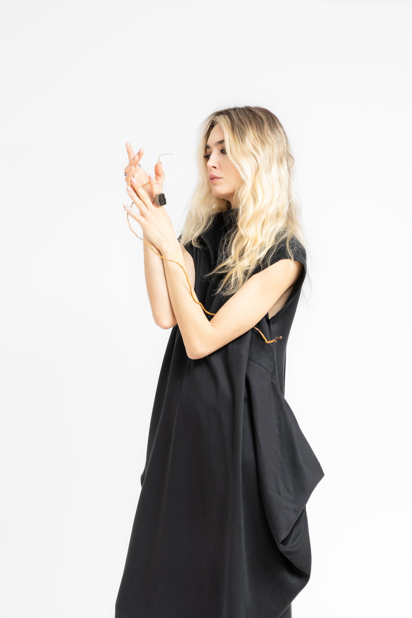 Katachi Fold  flowing geometry dress