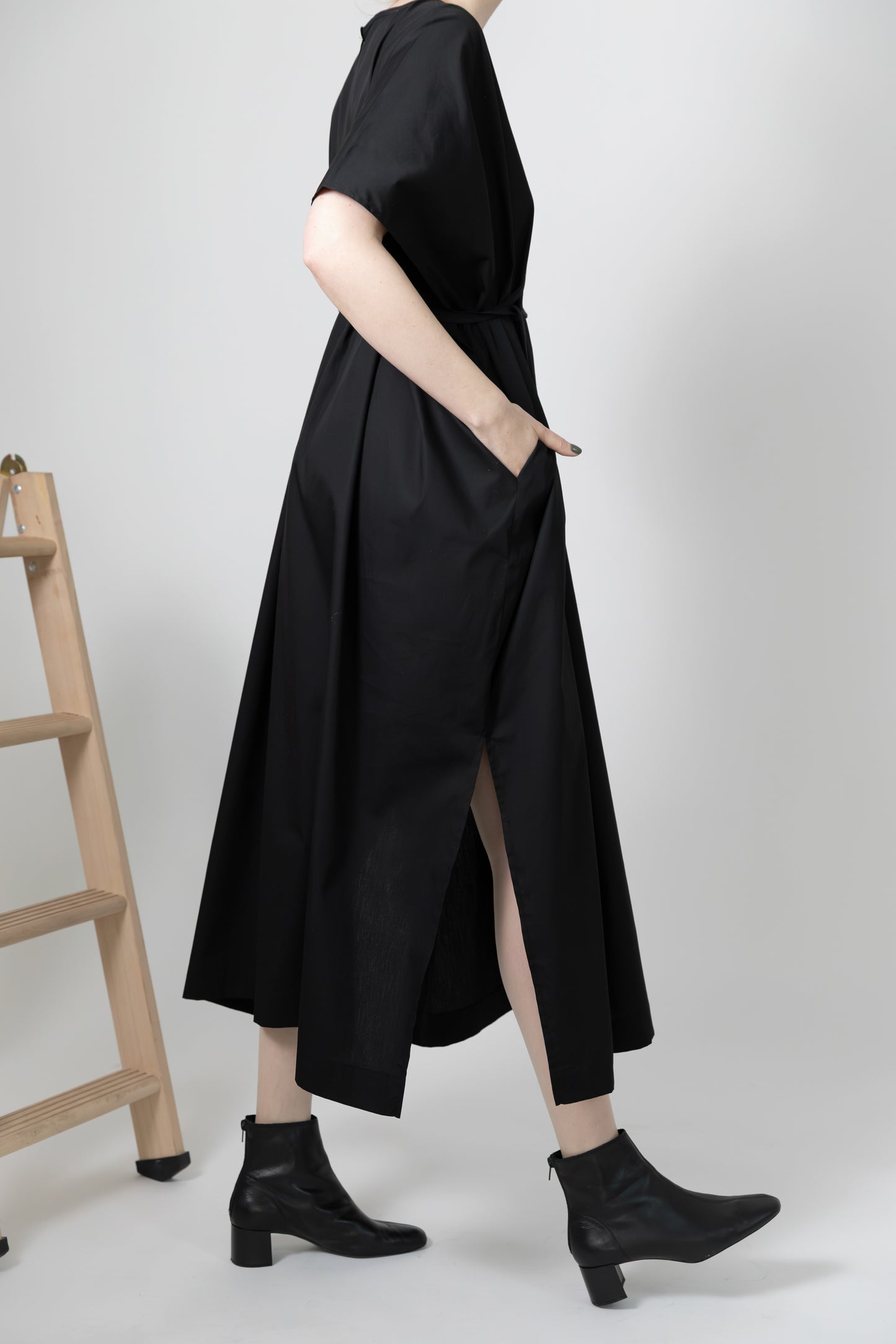 Quiet Rectangle Oversized Multi-Way Cotton Dress