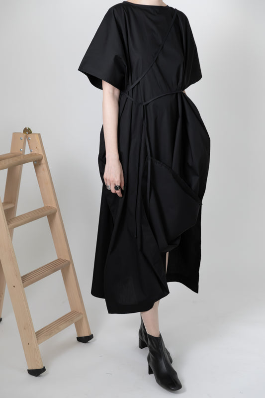 Quiet Rectangle Oversized Multi-Way Cotton Dress