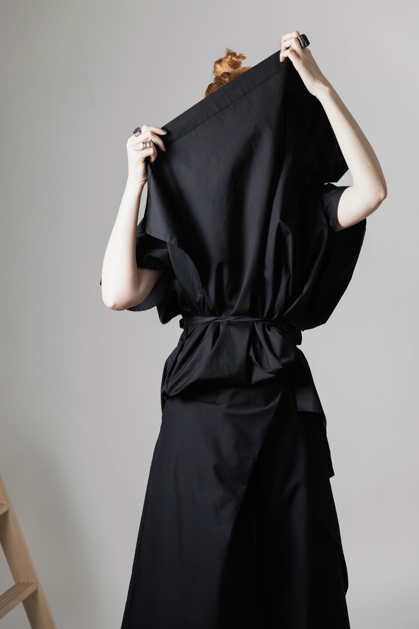 Quiet Rectangle Oversized Multi-Way Cotton Dress