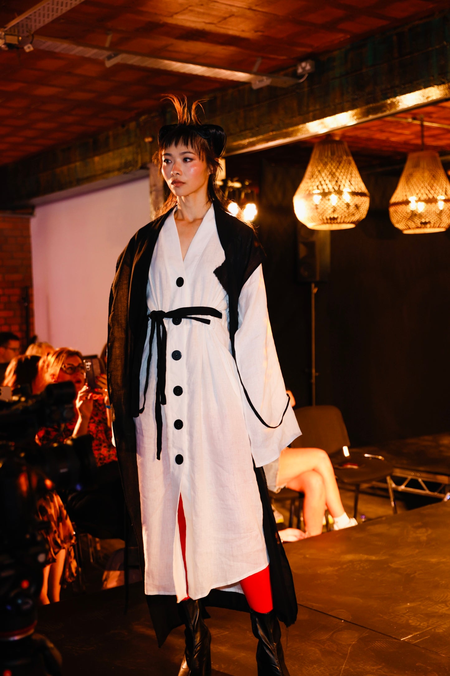 Kirumono kimono shirtdress with straps to wrap around your body