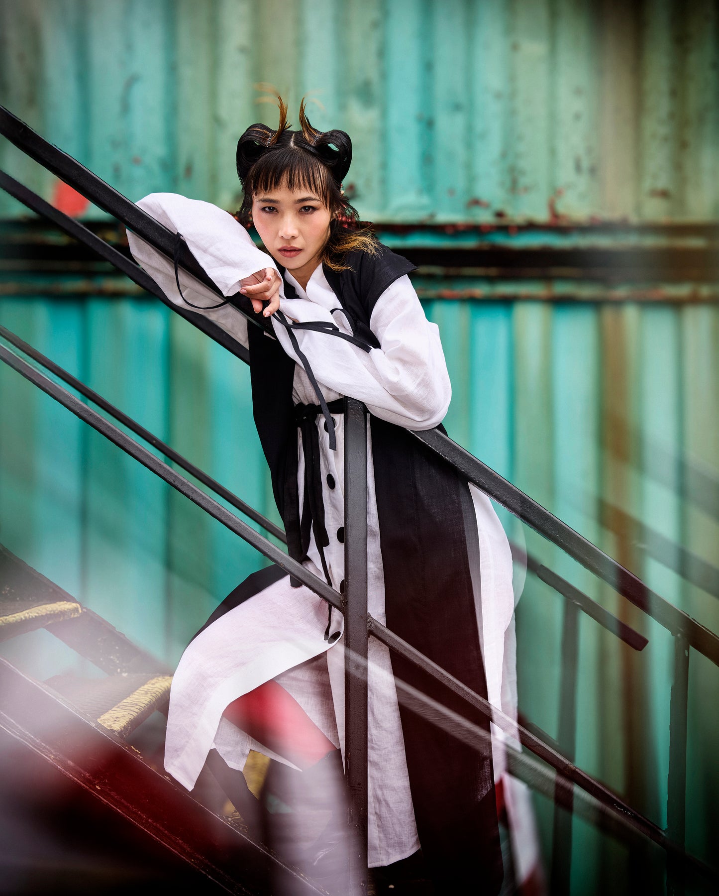 Kirumono kimono shirtdress with straps to wrap around your body