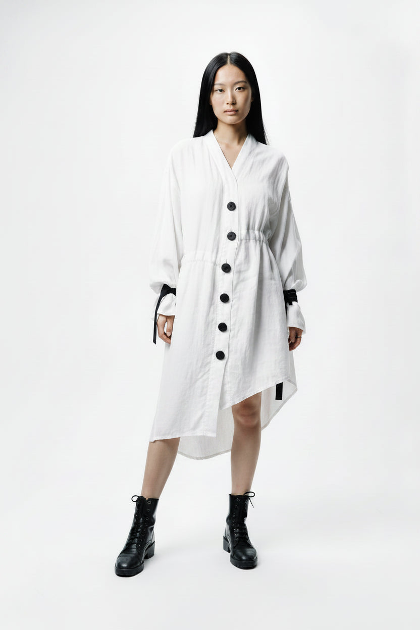 Kirumono kimono shirtdress with straps to wrap around your body