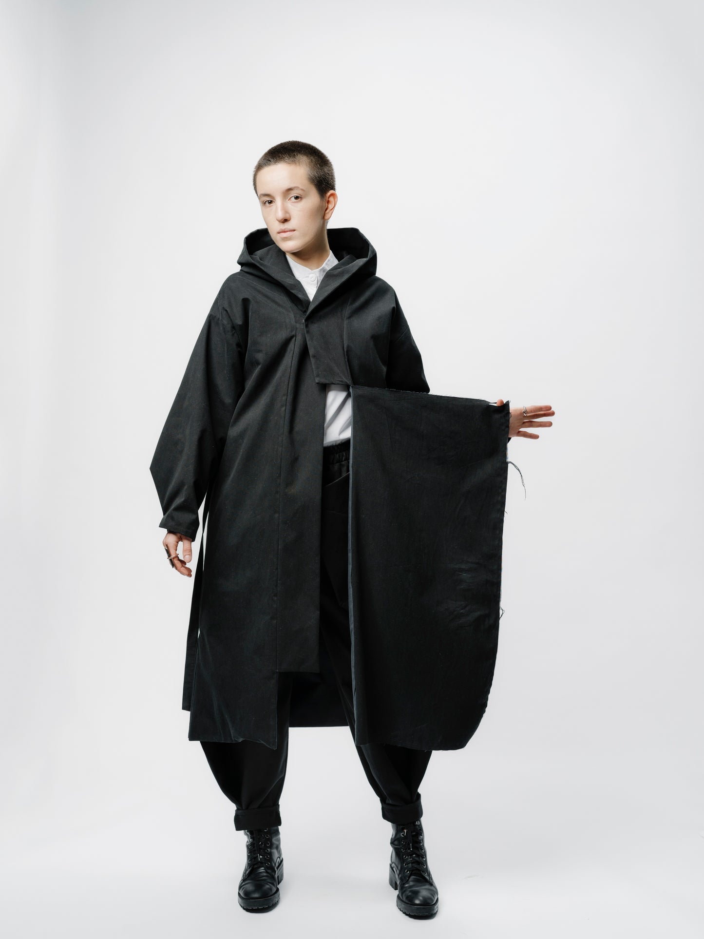 Deconstrukt reversible kimono coat