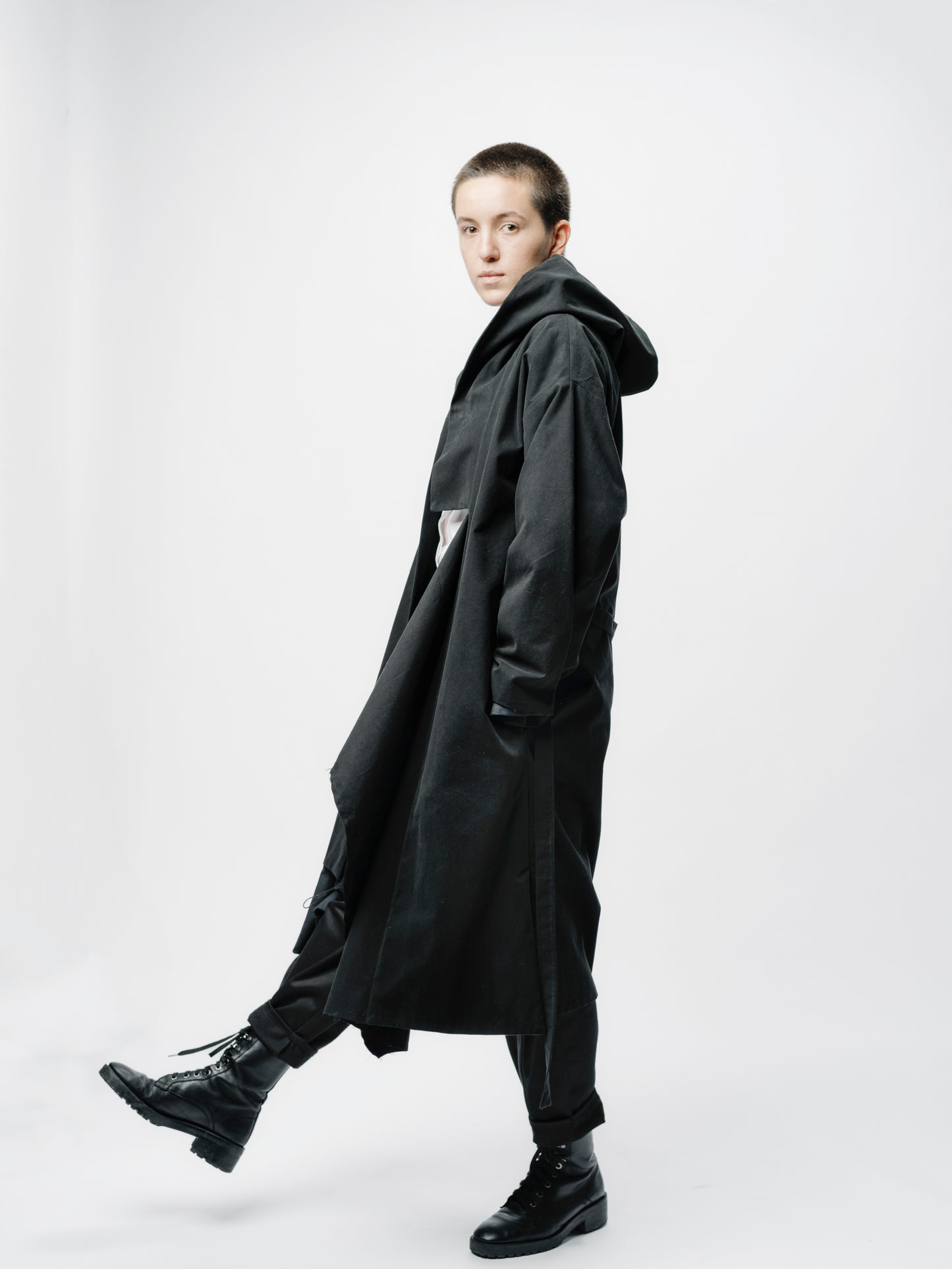 Deconstrukt reversible kimono coat