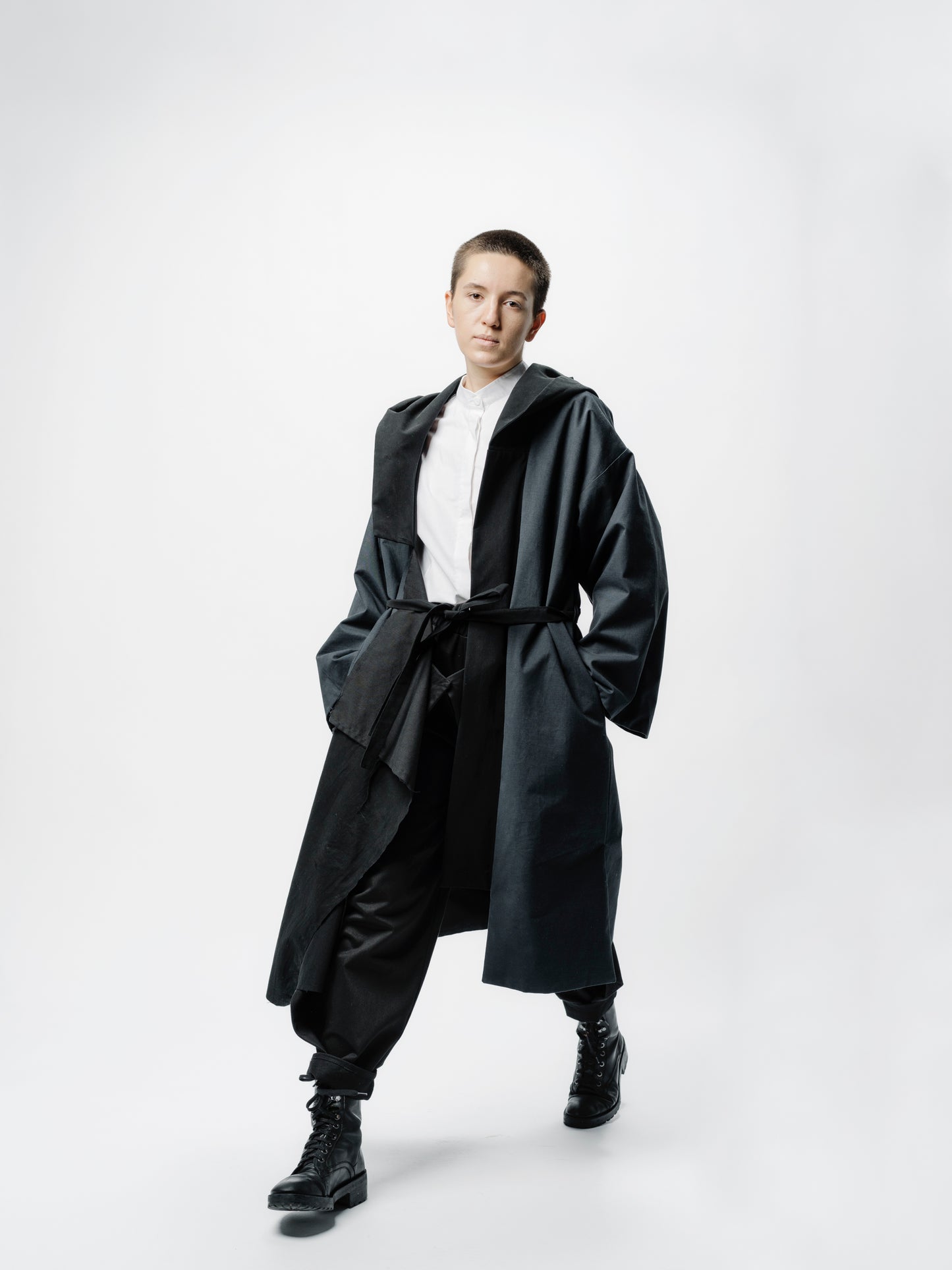 Deconstrukt reversible kimono coat