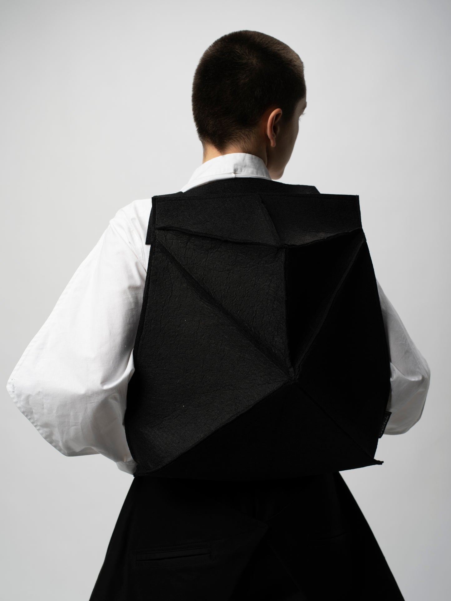 Tektonic Architectural Backpack Convertible into Shoulder Bag